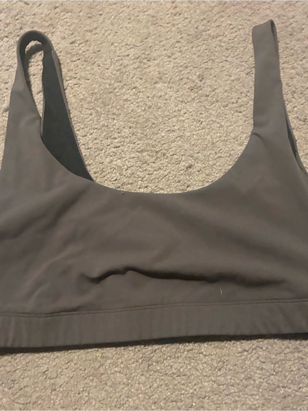Women’s Scoop Neck Sports Bra xl Olive Green Vuori